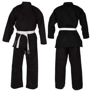Uniforme de karaté personnalisé de haute qualité, léger, durable, résistant au rétrécissement, 100g polyester/coton, approuvé par la WKF, avec logo personnalisé - Product Image 6