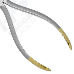 Pince coupante manuelle orthodontique en acier inoxydable pour fils distaux, avec embout de sécurité TC - Product Image 5