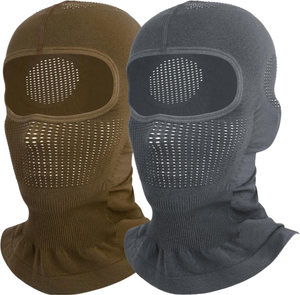 Pasamontañas Negro Unisex Premium, Cubre Rostro Completo, Transpirable, Impermeable, para Esquí al Aire Libre, Talla Adulto 56-58CM - Product Image 6