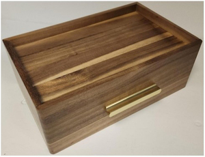Bandeja de Té de Madera Tallada a Mano, Moderna, con Portautensilios Plegable y Soporte para Servilletas, Decoración para el Hogar y Regalo Empresarial - Product Image 5