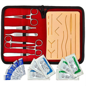 Kit Quirúrgico Veterinario Básico Grip, Clase II, para Médico y Enfermera, Instrumento Médico Manual Reutilizable de Acero Inoxidable para Enseñanza - Product Image 1