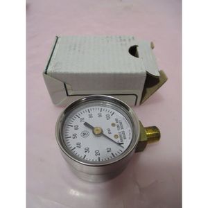 เครื่องวัดความดัน AMAT 3310-01259 ขนาด 1.5 นิ้ว เส้นผ่านศูนย์กลาง 0-100PSI - อุปกรณ์และอะไหล่เซมิคอนดักเตอร์ระดับโลกที่เชื่อถือได้ - Product Image 1