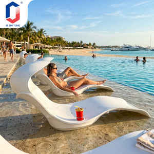 Tumbona Plegable Ajustable con Cojín, Resistente a la Intemperie, para Piscina, Playa, Patio, Hogar, Resort, Hotel, Silla de Descanso - Product Image 4