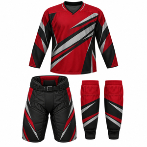 Uniforme de hockey sur glace imprimé sur mesure, nouvelle arrivée, qualité supérieure, pour adultes, séchage rapide, respirant, faible MOQ, OEM - Product Image 3