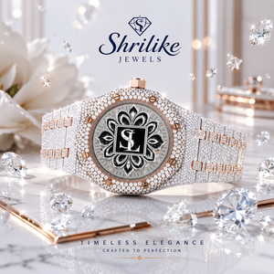 Montre haut de gamme sertie de moissanite |   Chronographe personnalisé Hip Hop |   Montre unisexe de luxe, mouvement à quartz, diamètre du boîtier 42 mm - Product Image 5
