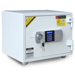 Coffre-fort électronique pour la maison, boîte en argent blanc S800 - Product Image 4