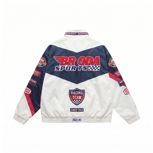 Wholesale OEM Custom Men's Winter Motorcycle <b>Racing</b> <b>Jacket</b> Polyester/Cotton Blend Breathable & Quick Dry Customizable Design - Product Image 6