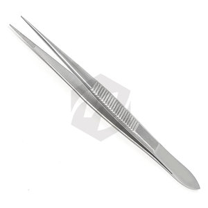 Pinzas de Acero Inoxidable de Alta Calidad con Puntas Dentadas Rectas, Fuertes y Finas, Pinzas de Grado Profesional, Instrumentos Médicos - Product Image 2