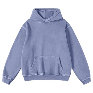 Sweat-shirt à capuche noir pour femme, coupe classique, en coton tricoté, couleur unie, pour l'automne, avec poches, style respirant - Product Image 4