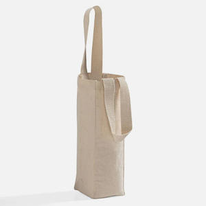 Sac fourre-tout pour bouteille de vin en toile 100% coton, fabrication sur mesure, réutilisable, tissu résistant - Product Image 6