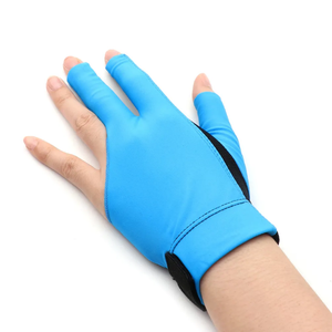 Gants de billard légers à 3 doigts pour joueurs de billard, colorés, de haute qualité, accessoires de billard sportifs - Product Image 6