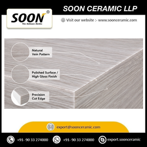 SOON CERAMIC Marbre Calcite Poli Brun Fantaisie-1 Écologique Imperméable Grande Dalle Design Contemporain Revêtement Mural et de Sol - Product Image 5