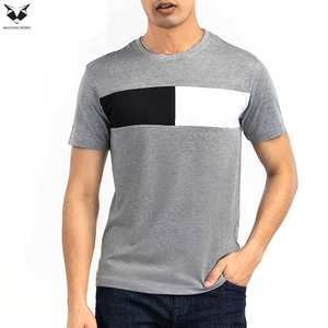 เสื้อยืดแขนสั้นผู้ชาย ผ้าฝ้ายถัก 100% สัมผัสนุ่ม สีสวย ขายดี คุณภาพสูง บริการ OEM ยอดนิยม - Product Image 4