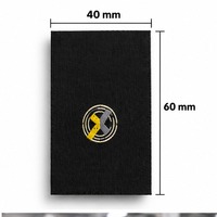 Étiquettes de marque tissées personnalisées, étiquettes à coudre pour vêtements, accessoires et habillement