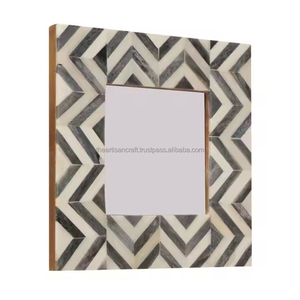 Cadre photo traditionnel écologique peint à la main en incrustation de nacre avec design personnalisé pour la décoration de la maison - Product Image 2