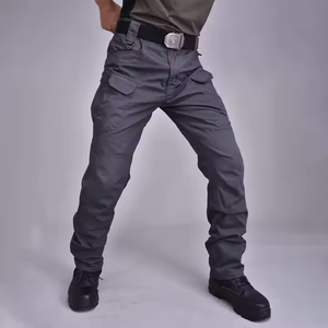 Men's Woven Allover Printed <b>Cargo</b> Pants Men Elastic Waistband Jogger Straight <b>Camouflage</b> Outdoor Overall Trousers - Product Image 6