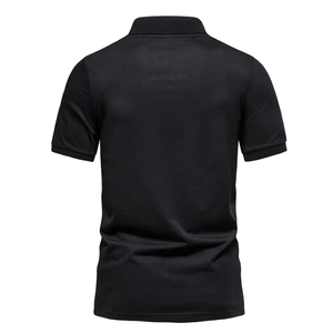 Camisetas Polo Casuales Lisas de Alta Calidad al por Mayor, Tejido de Punto, Tallas Grandes, Polo de Golf, Logotipo Bordado Personalizado, Camisetas Polo para Hombre - Product Image 4