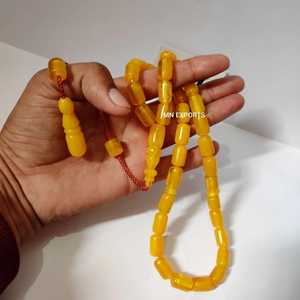 Tasbih Ecológico Estilo Ángel de Resina con 33 Cuentas Pulimentadas de Alta Calidad, Modelo 2809 de MN EXPORTS, Producto de Decoración para el Hogar - Product Image 6