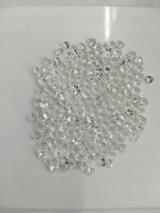 Topaze blanche naturelle 5 mm, taille triligne, qualité supérieure, pierre précieuse en vrac pour la création de bijoux - Product Image 5