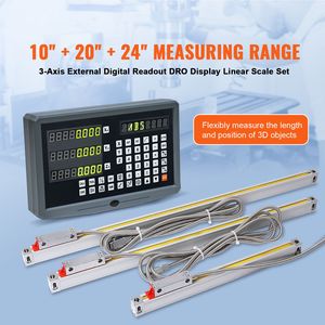 Accessori per Macchine Utensili: Kit Display DRO a 3 Assi con Scala Lineare Digitale da 10FT, 20FT, 24FT - Product Image 2