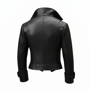 Black Vintage Steampunk Leather <b>Jacket</b> for Men Victorian Dark <b>Gothic</b> Pirate Cosplay <b>Jacket</b> 2026 - Product Image 3