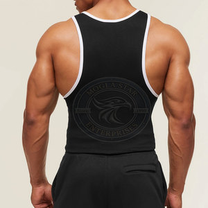 Camiseta sin mangas para hombre, talla grande, esencial para el verano, tela ligera y transpirable, ajuste cómodo para gimnasio, correr, ropa de estilo de vida, venta al por mayor - Product Image 3
