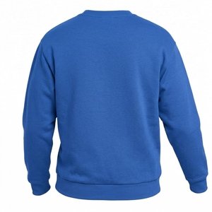 New Streetwear Style Solid Color <b>Mens</b> <b>Pullover</b> Sweatshirt Winter Warm Long Sleeve Loose Fit Casual Wear Crew Neck Fleece Fabric - Product Image 3