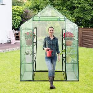 Invernadero de plantas portátil de 4 niveles con 8 estantes para jardines - Product Image 2