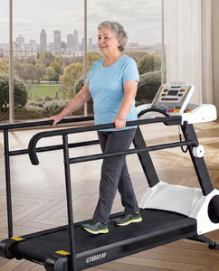 New Electric <b>Walking</b> Treadmill Elderly Full Handrails Home Exercise Run Slow Speed Gait Training <b>Machine</b> for Rehabilitation - Product Image 1