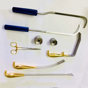 Outils en acier inoxydable pour les procédures cosmétiques et médicales reconstructives, kit chirurgical réutilisable, ensemble d'instruments pour la chirurgie mammaire - Product Image 5