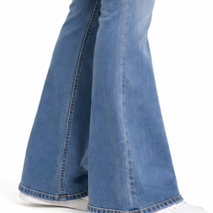 Women Flared <b>Denim</b> Jeans Premium <b>Stretch</b> Flared Stylish Comfortable Durable Premium Metal Button And Zipper Closure Wear - Product Image 6