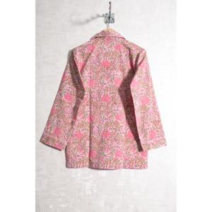 Ensemble de pyjama en coton imprimé floral élégant pour femmes, confortable, respirant, manches longues, vêtements de nuit décontractés de luxe, vêtements de maison - Product Image 4