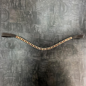 Nueva banda de cejas de caballo de cristal de topacio LCT clásico de 1 Fila combinación de colores en forma de U combina perfectamente con cualquier brida de caballo de cuero - Product Image 3