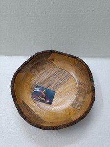Bol à salade moderne en bois d'acacia fait main et personnalisé, poli, compatible lave-vaisselle, pour la maison, les restaurants et les fêtes, par Star Crafts India - Product Image 5
