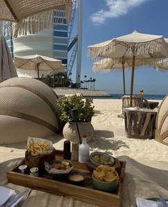 Sombrilla de cuerda de algodón de macramé de ganchillo hecha a mano de lujo con borlas de flecos para patio exterior o uso en Hotel - Product Image 6