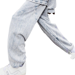 Conjunto de Sudadera con Capucha y Pantalones Deportivos para Hombre, Estilo Streetwear, Lavado Ácido, Vintage, con Parches Desgastados - Product Image 3