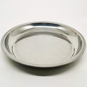 Platos de Acero Inoxidable 410 al por Mayor, con Logotipo Personalizado, Diseño Moderno y Duradero, Opciones Multicolores, Acabado Pulido - Product Image 5