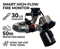 Système de surveillance incendie intelligent à suivi automatique 30L/S, canon à eau industriel à large couverture pour la lutte contre les incendies