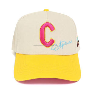 Wholesale Cap manufacturer Custom 5 panel curved brim structured <b>baseball</b> <b>ball</b> cap with logo - Product Image 3