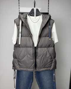 Gilet matelassé unisexe léger pour l'hiver, veste sans manches rembourrée, gilet chaud décontracté pour l'extérieur - Product Image 3