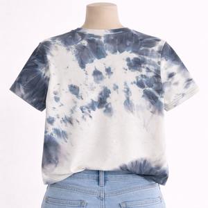 Camiseta Casual Unisex OEM Bio Wash Soft 100% Algodón Peinado 180g con Logotipo Personalizado, Teñido Anudado, Transpirable, Color Sólido y Aplicaciones de Agujeros - Product Image 3