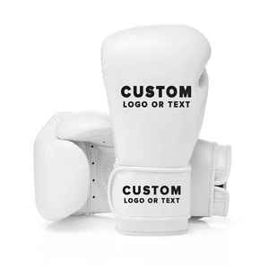 Gants de boxe en cuir synthétique de dernière génération, poignées personnalisées, logo brodé ou imprimé, professionnels, pour adultes, jeunes et enfants, entraînement - Product Image 4