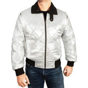 Chaqueta Deportiva Varsity Personalizada Verde 100% Poliéster, Chaqueta Bomber Letterman para Hombre con Cuello Alto Forrado en Negro y Bordado de Baloncesto - Product Image 1