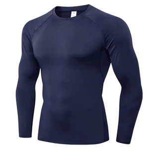 <b>Men</b> Sleeveless Rash Guard <b>Compression</b> <b>Shirt</b> Quick Dry 100% Polyester Black Long Sport Top UPF50+ 120g - Product Image 5