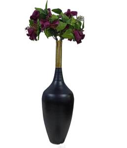 Jarrón de Flores Artificiales de Aluminio Hecho a Mano, Soporte para Macetas, para Hogar, Oficina, Hoteles, Tiendas, Artículo Decorativo para Regalo de Diwali - Product Image 5
