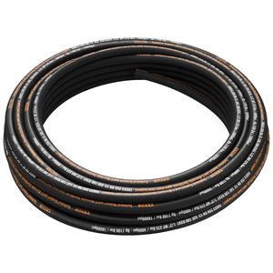 Tubo Idraulico a Spirale da 1/2 Pollice x 100 Piedi con Superficie Liscia, 4000 PSI, Gomma con 2 Treccia in Filo d'Acciaio ad Alta Resistenza - Product Image 6