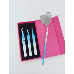 Pince à cils professionnelle pour extensions de cils, volume, pointe incurvée et lisse, outil d'extension de cils 456 - Product Image 1