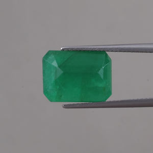 Esmeralda Natural Certificada IGI, Gema Suelta de 6.99 Quilates, Corte Esmeralda 14x10.5mm, Gema de Joyería Fina Verde Premium al por Mayor - Product Image 3
