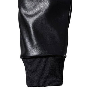 Elegante Chaqueta Letterman con Mangas de Cuero, Diseño Resistente, Chaqueta de Invierno para Uso Diario - Product Image 6