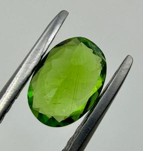 Pierre précieuse naturelle de Tsavorite Grenat, pierre brute, vert vif, taille ovale, pour bijoux, cadeau pour collectionneur, pierre de naissance, pierres précieuses de guérison, pierres rares - Product Image 5